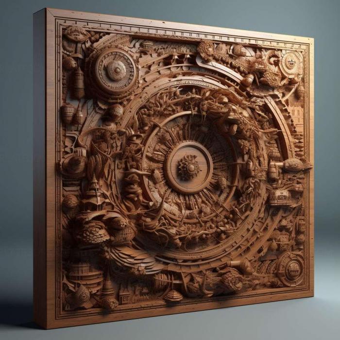 نموذج ثلاثي الأبعاد لآلة CNC 3D Art 